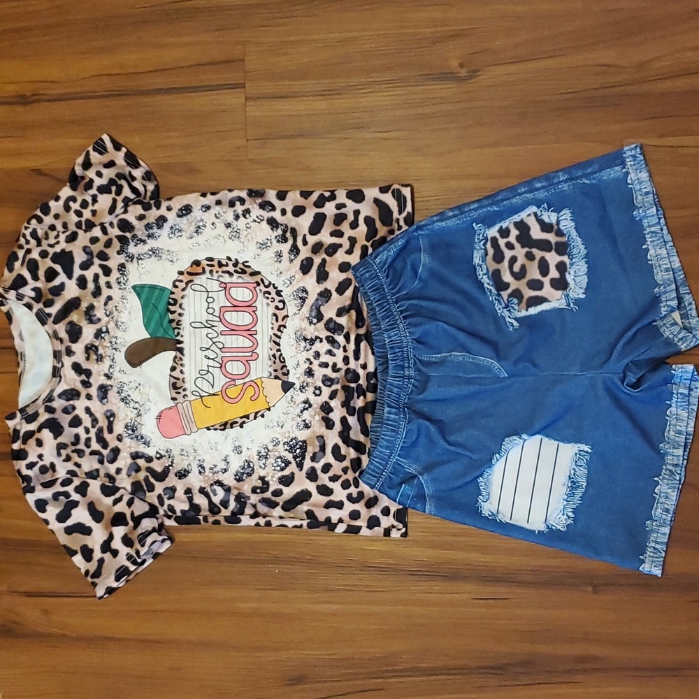 NWOT Back to school outfit size 7-8